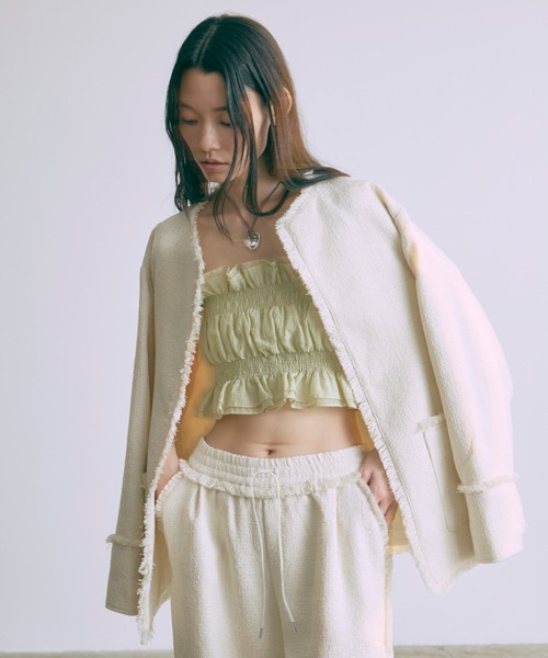 EN NEUME パンツ 「Set Up」Tweed Easy Pants レディース : ZOZOTOWN EN NEUME パンツ 「Set Up」Tweed Easy Pants レディース : ZOZOTOWN