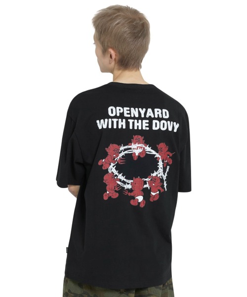 tシャツ 「OY/オーワイ」BARBED LOGO DOVY TEE/バーベッドロゴドリーティーシャツ レディース メンズ