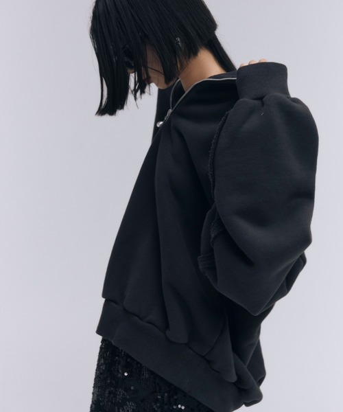スウェット ZIPUP HOODIE/ジップアップフーディー レディース 