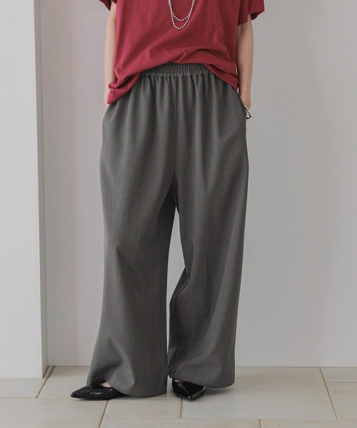 LOWRYS FARM（ローリーズファーム） パンツ ギャザーワイドイージー