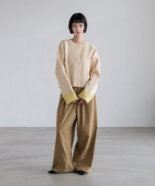 LOWRYS FARM（ローリーズファーム） パンツ ギャザーワイドイージー