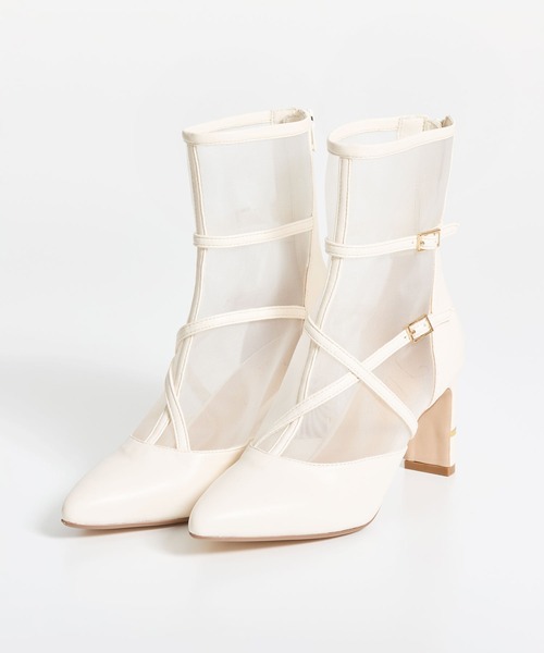 Noela チュールドッキングブーツ　メッシュブーツ Noela ブーツ チュールドッキングブーツ レディース : ZOZOTOWN