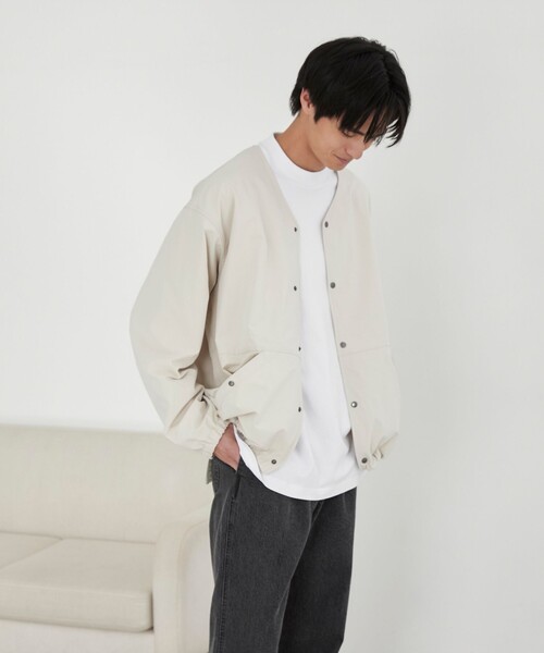 ジャケット・アウター 2way collar jacket neau Knuth Marf - -high-end- 2way jacket outer(unisex) / 2ウェイ