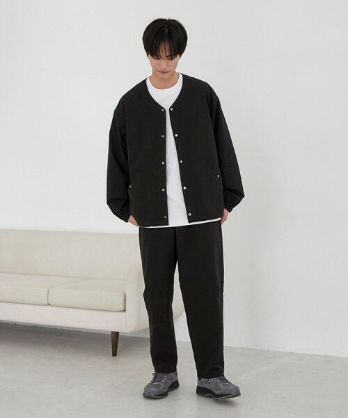 coenノーカラージャケット デニムノーカラージャケット