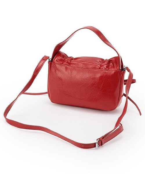 赤いバックの少女 LOVETOXIC ショルダー ショルダーバッグ バッククリアフラップ