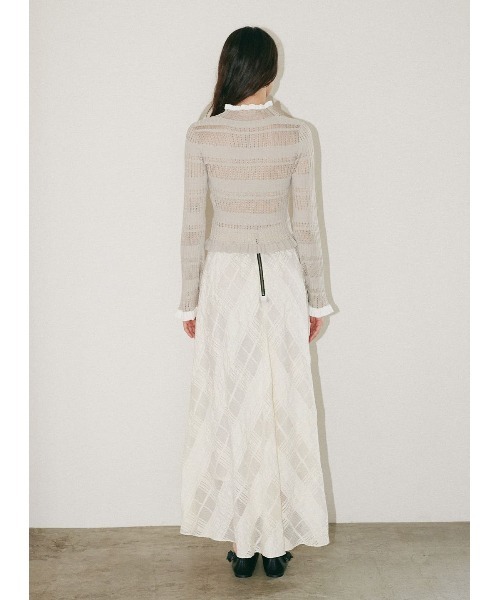 COEL（コエル） ニット セーター 袖フレアボーダーニット レディース