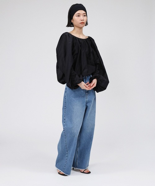 BABYLONE ジーンズ デニム デニムパンツ バレルレッグデニム