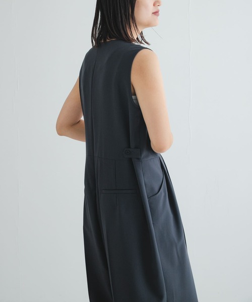 URBAN RESEARCH サロペット オーバーオール Uネックタック