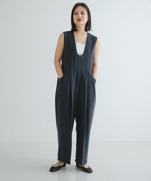 URBAN RESEARCH DOORS サロペット オーバーオール リネン