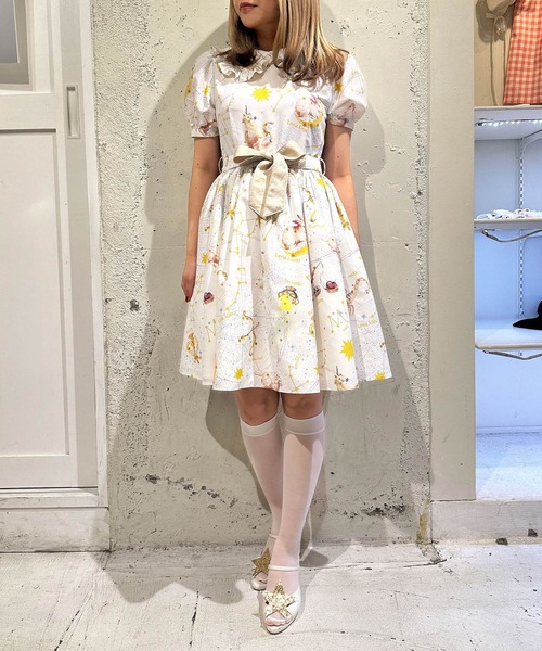 【MILK】ホロスコープドレス モノトーン / ミルク 星座 ワンピース MILK ワンピース ホロスコープ ドレス : ZOZOTOWN Yahoo!店