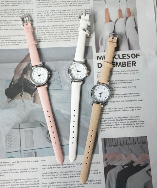 Port（ポート） 腕時計 「 」 シンプル カラー ベルト ウォッチ