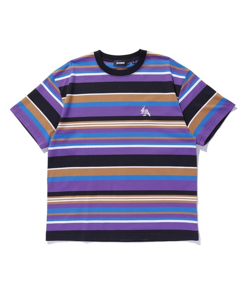 XLARGE（エクストラ ラージ） tシャツ LA EMBROIDERY STRIPE S/S TEE