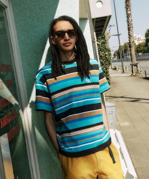 XLARGE（エクストラ ラージ） tシャツ LA EMBROIDERY STRIPE S/S TEE
