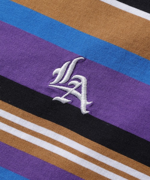 XLARGE（エクストラ ラージ） tシャツ LA EMBROIDERY STRIPE S/S TEE