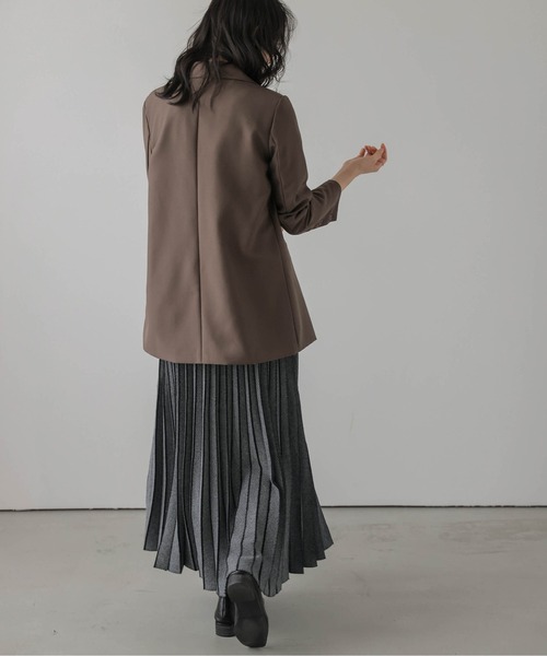 「La-gemme」 ニットスカート フリー ブラウン レディース_画像9