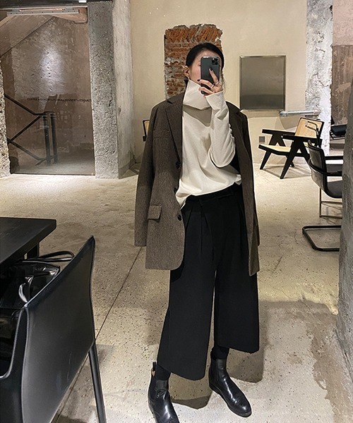 「chuclla」 タートルネックニット FREE アイボリー レディース_画像6