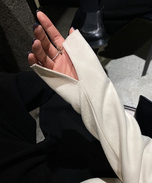 「chuclla」 タートルネックニット FREE アイボリー レディース_画像8