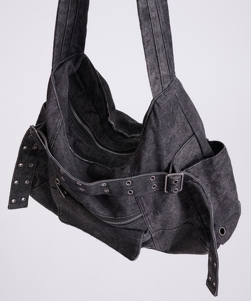 ANDER HUNK オーバーダイデニムバッグ ANDER HUNK ショルダーバッグ Overdyed Denim Bag/オーバーダイ