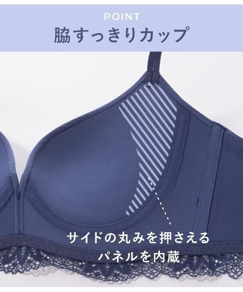 限定セール！PEACH JOHN スマートブラジオメトリックレース　E65 PEACH JOHN ブラジャー 「脇高/すっきり着やせ効果」スマートブ