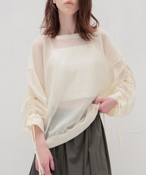 DRESSLAVE（ドレスレイブ） ニット セーター ALLONGE sheer string