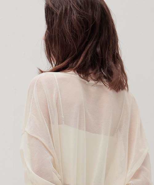 Deuxieme Classe Sheer Slit Sleeveプルオーバー Deuxieme Classe Sheer Slit Sleeve プルオーバー