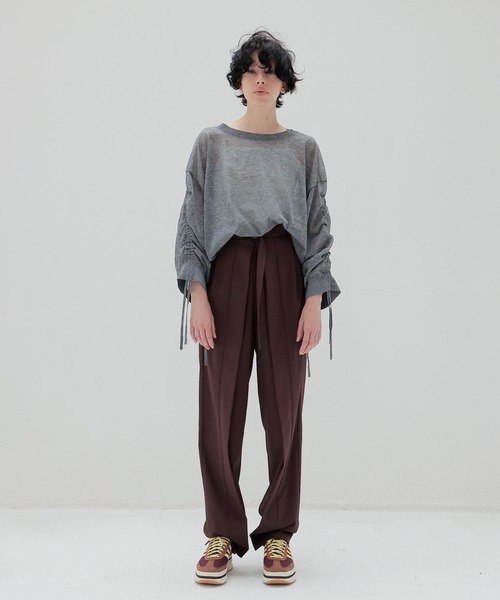 専用→ドレスレイブALLONGEsheer string sleeve pull DRESSLAVE（ドレスレイブ）の「ALLONGE sheer string sleeve