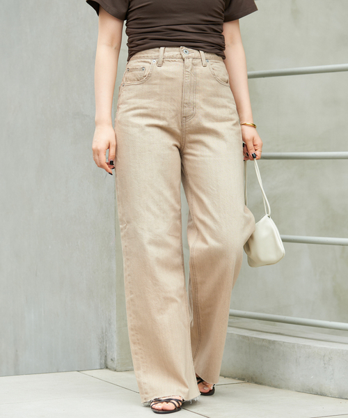新品未使用　plage Tendre nature color デニム plage ジーンズ デニム デニムパンツ Tendre nature color