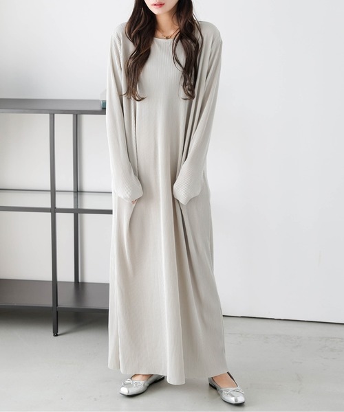 ワンピース セルフカットプリーツワンピース : ZOZOTOWN Yahoo!店