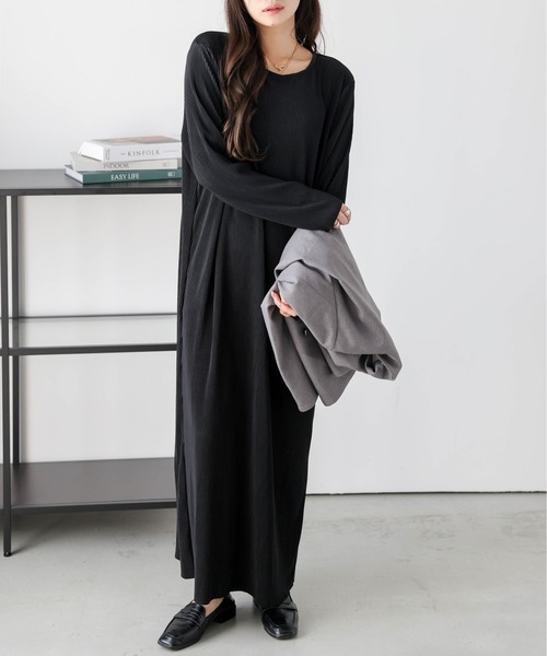 ワンピース セルフカットプリーツワンピース : ZOZOTOWN Yahoo!店