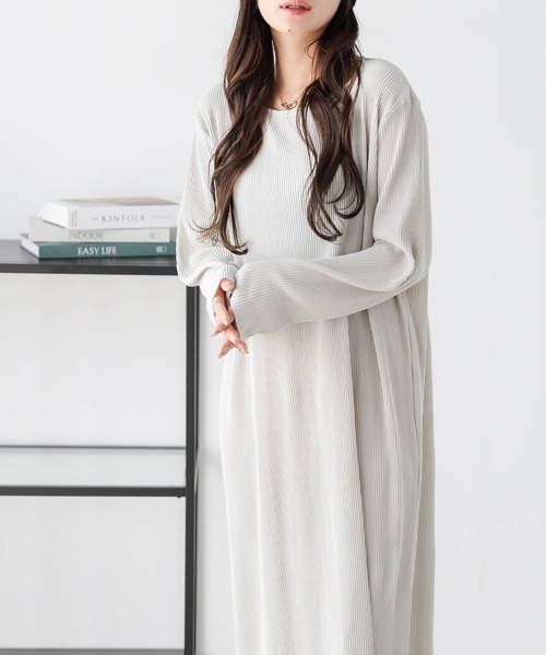 ワンピース セルフカットプリーツワンピース : ZOZOTOWN Yahoo!店