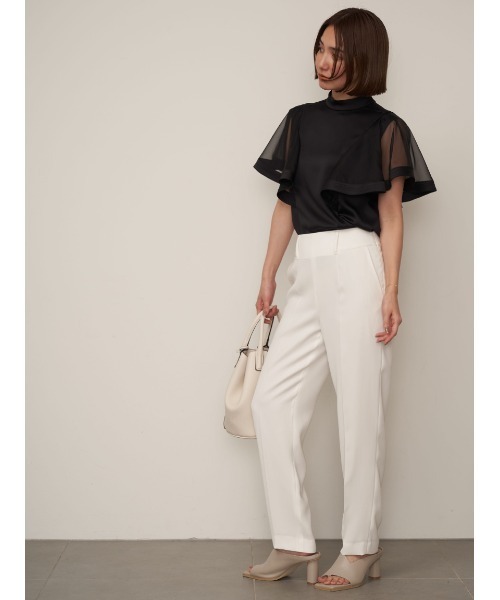「FRAY I.D」 半袖ブラウス ONE SIZE ベージュ レディース FRAY I.D 「FRAY I.D」 半袖ブラウス ONE SIZE ベージュ