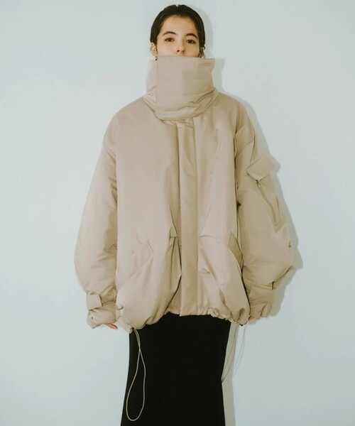 knuthmarf ダウンジャケット　ベージュ Knuth Marf（クヌースマーフ） ジャケット S ベージュ レディース