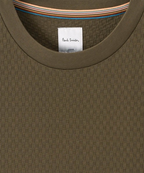 Paul Smith tシャツ Cropped Logo”ジャカードチェック 半袖