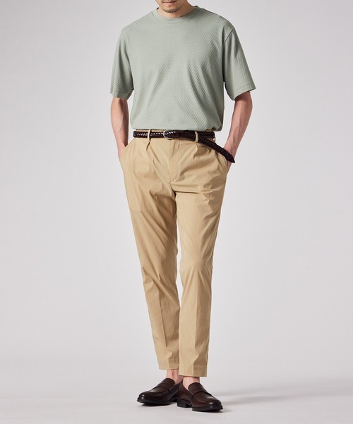 *Paul Smith* \"Cropped Logo\"ジャカードチェック 半袖カットソー Paul Smith｜