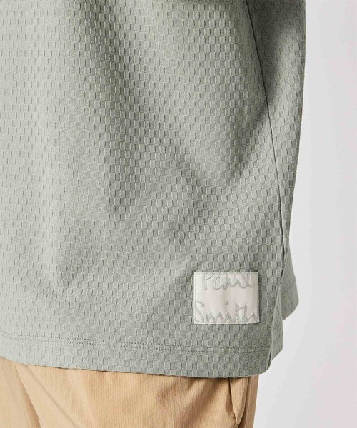 Paul Smith tシャツ Cropped Logo”ジャカードチェック 半袖