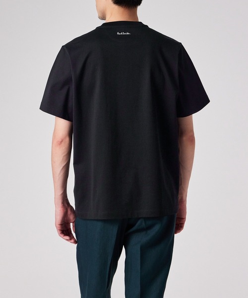 Tシャツ・カットソー CROPPED LOGO T-SHIRT Paul Smith tシャツ Cropped Logo”ジャカードチェック 半袖