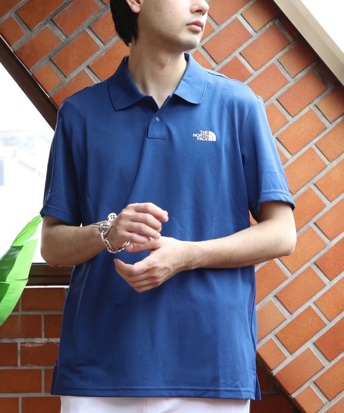 THE NORTH FACE ネイビー ポロシャツ Lサイズ THE NORTH FACE（ザ ノースフェイス） ポロシャツ ノースフェイス ピケ