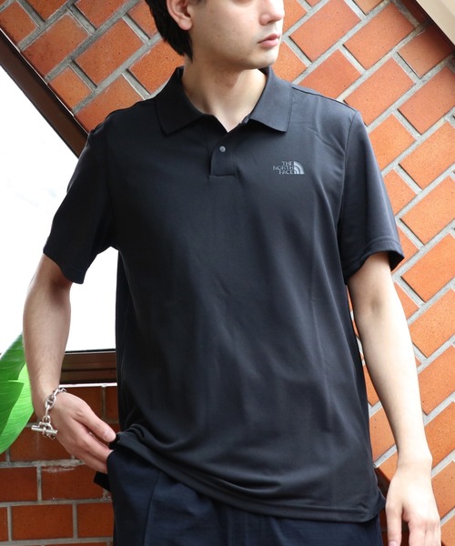 THE NORTH FACE ネイビー ポロシャツ Lサイズ THE NORTH FACE（ザ ノースフェイス） ポロシャツ ノースフェイス ピケ