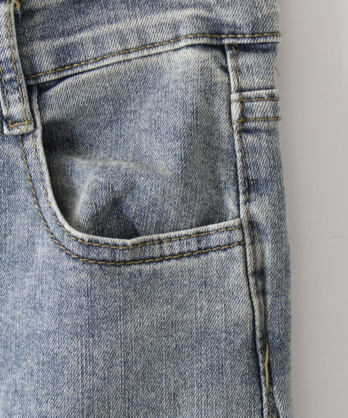 [SpRay] ботинки cut Denim брюки MEDIUM голубой женский 