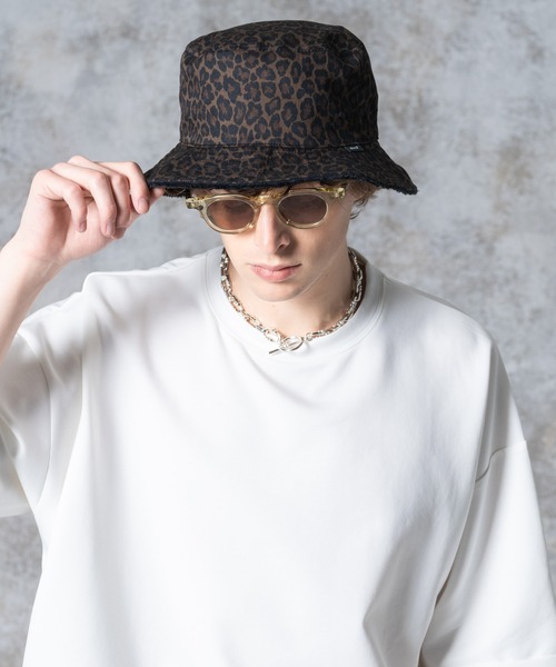 glamb ハット　リバーシブル glamb 帽子 ハット Reversible Boa Bucket Hat / リバーシブル