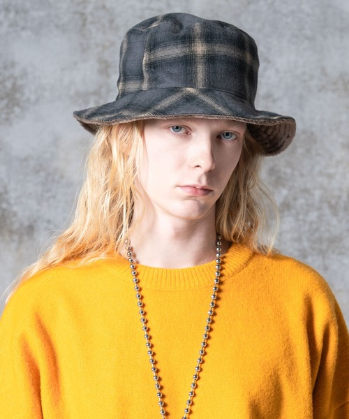 glamb ハット　リバーシブル glamb 帽子 ハット Reversible Boa Bucket Hat / リバーシブル