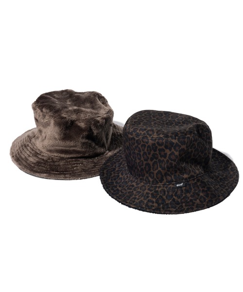 glamb ハット　リバーシブル glamb 帽子 ハット Reversible Boa Bucket Hat / リバーシブル