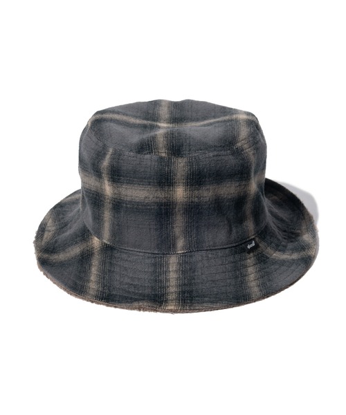 glamb 帽子 ハット Reversible Boa Bucket Hat / リバーシブル