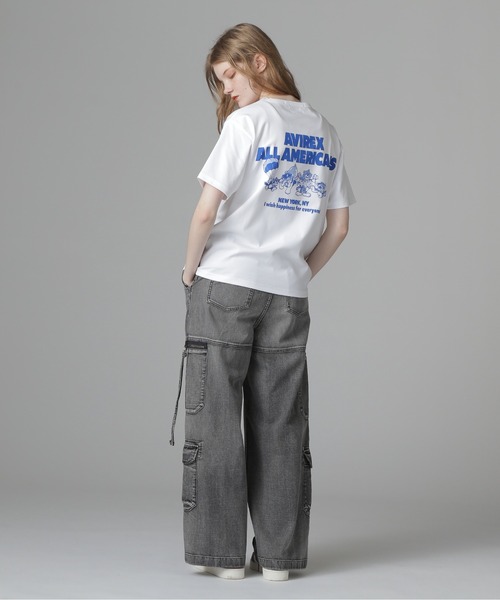 tシャツ 50TH ANIMALS T-SHIRT/50周年アニマルTシャツ レディース AVIREX tシャツ 50TH ANIMALS T-SHIRT/50周年アニマルTシャツ