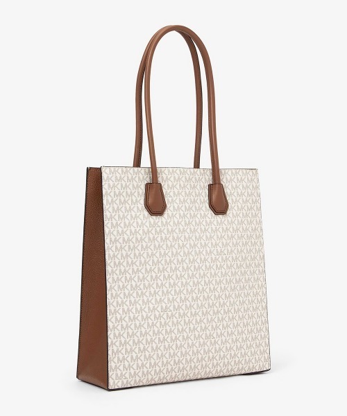 MICHAEL KORS ベージュ トートバッグ MICHAEL KORS マイケルコース トートバッグ ベージュ チャーム