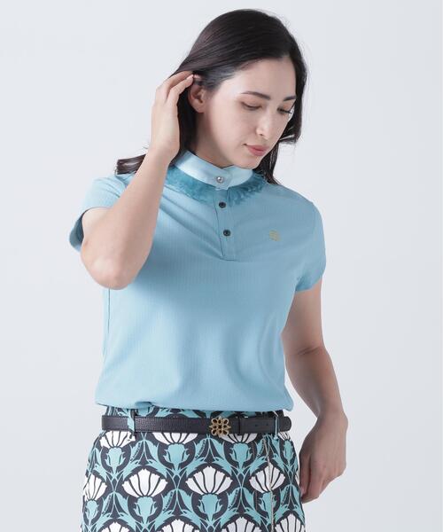 ポロシャツ ポロ 「St ANDREWS」SPXジャガードUV半袖シャツ (WOMENS) レディース