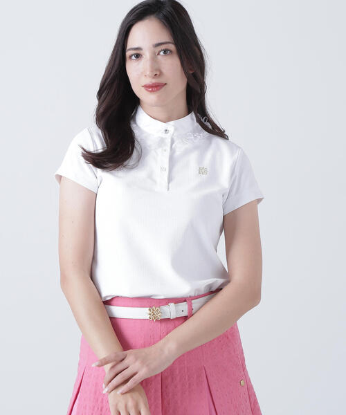 ポロシャツ ポロ 「St ANDREWS」SPXジャガードUV半袖シャツ (WOMENS) レディース