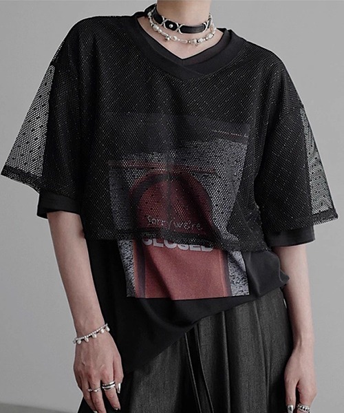 tシャツ 「CHENTAITAI」“CLOSED”サイン グラフィックTシャツ CTW25s019 レディース メンズ