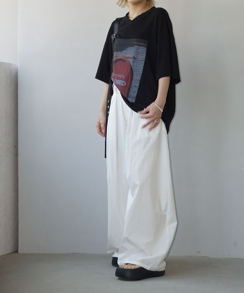 tシャツ 「CHENTAITAI」“CLOSED”サイン グラフィックTシャツ CTW25s019 レディース メンズ