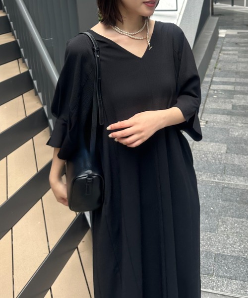 A part by ワンピース シャーリングリボン2WAYワンピース